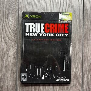 True Crime New York City Collector's Edition Microsoft Xbox Original Complete